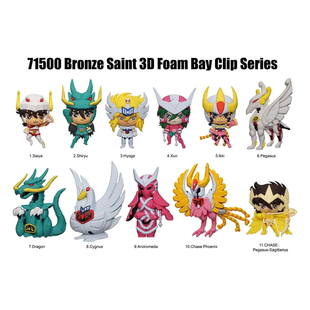 Saint Seiya 3D Foam Bag Clips Series 1 Blind Bag - 1 Unidade